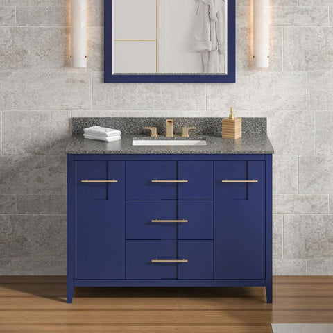 Image of In a world of chaos, the bathroom can be transformed into your utopian Zen space with a Jeffrey Alexander Katara vanity.