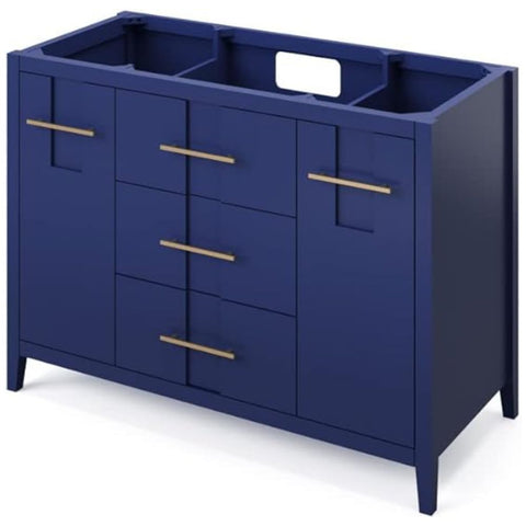 Image of In a world of chaos, the bathroom can be transformed into your utopian Zen space with a Jeffrey Alexander Katara vanity.