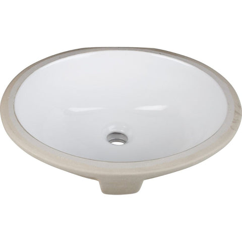 Image of UPC Certified oval undermount porcelain bowl and a 4" tall backsplash are included