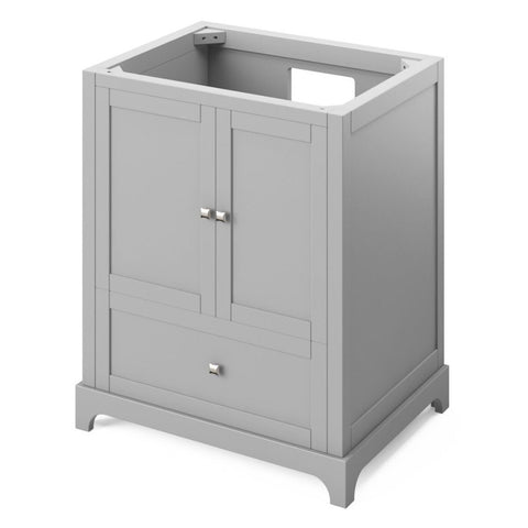 Image of Addington Contemporary Grey 30" Vanity with Black Granite Top | VKITADD30GRBGR