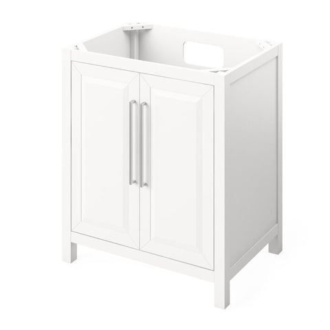 Image of Choice of tops ensures unique look Custom-sized, hardwood tipout storage trays and three center drawers for additional storage Dovetail rollout drawer beneath the adjustable shelf in the cabinet Full-extension concealed soft-close undermount slides and soft-close hinges Square pulls included