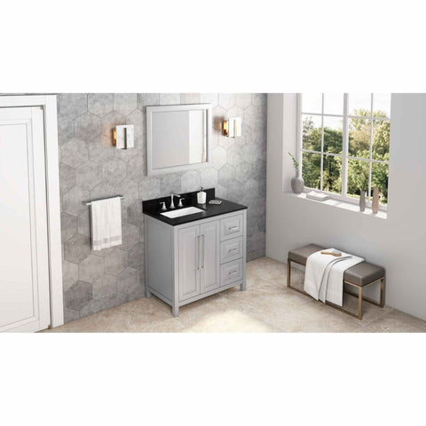 Image of Sleek lines and raised panels come together to create a unique design for the sophisticated Cade vanity.