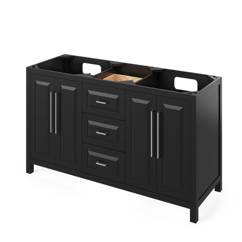 Image of Choice of tops ensures unique look Maximum storage provided by three center drawers, dovetail rollout drawers, and adjustable shelves Square pulls included Full-extension concealed soft-close undermount slides and hinges