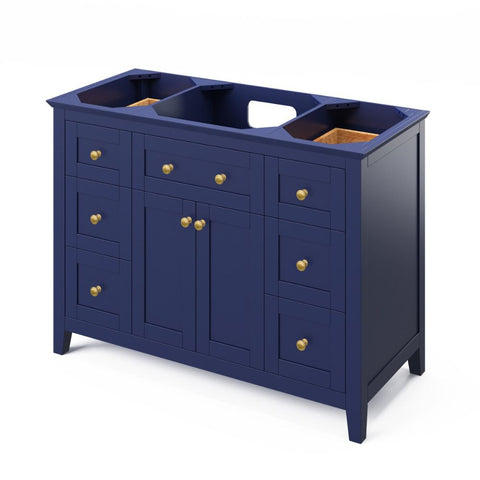 Image of Maximum storage with hardwood custom tipout tray, multiple dovetail drawers, and adjustable shelf Round knobs included Full-extension concealed soft-close undermount slides and hinges