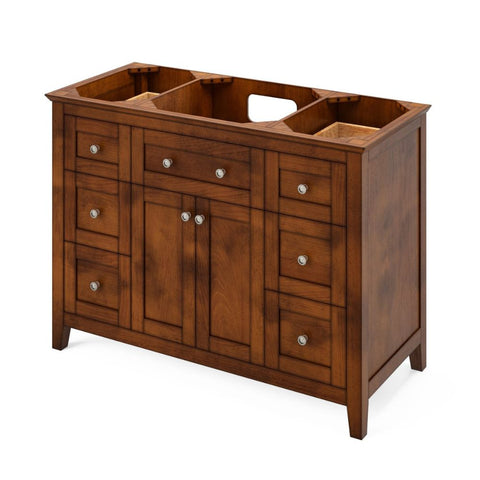 Image of Maximum storage with hardwood custom tipout tray, multiple dovetail drawers, and adjustable shelf Round knobs included Full-extension concealed soft-close undermount slides and hinges