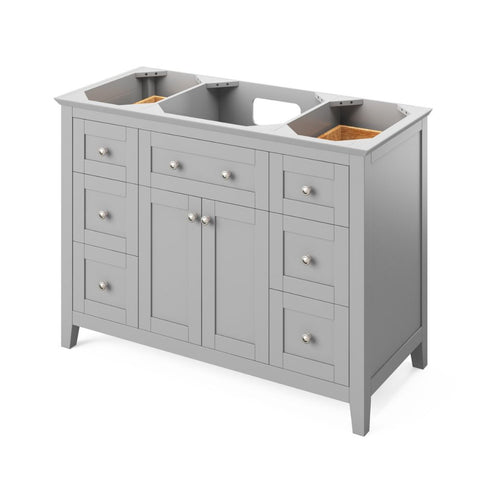 Image of Maximum storage with hardwood custom tipout tray, multiple dovetail drawers, and adjustable shelf Round knobs included Full-extension concealed soft-close undermount slides and hinges