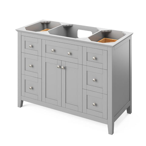 Image of Maximum storage with hardwood custom tipout tray, multiple dovetail drawers, and adjustable shelf Round knobs included Full-extension concealed soft-close undermount slides and hinges