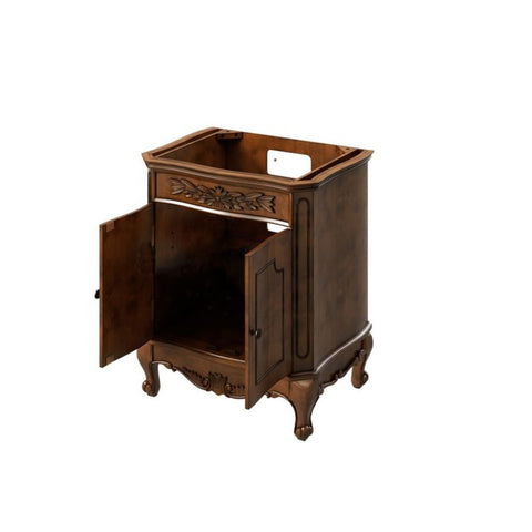 Image of Clairemont Traditional Nutmeg 30" Vanity with Black Granite Top | VKITCLA30NUBGR