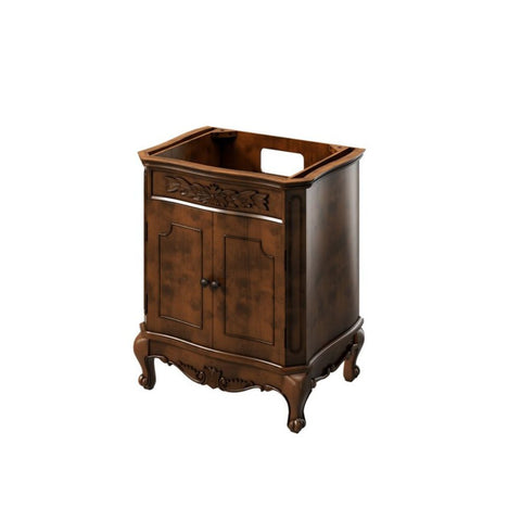 Image of Clairemont Traditional Nutmeg 30" Vanity with Black Granite Top | VKITCLA30NUBGR