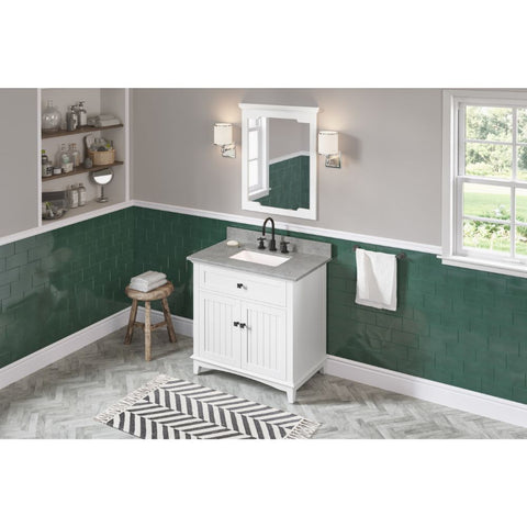 Image of Savino provides a fresh twist on the classic Shaker style and includes innovative features to enhance the beauty of this vanity.