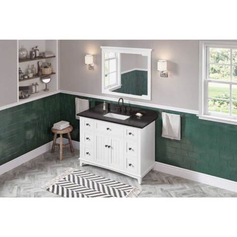Image of Savino provides a fresh twist on the classic Shaker style and includes innovative features to enhance the beauty of this vanity.