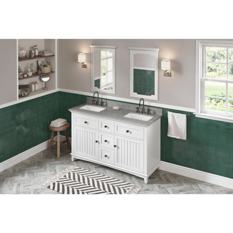 Image of Savino provides a fresh twist on the classic Shaker style and includes innovative features to enhance the beauty of this vanity.
