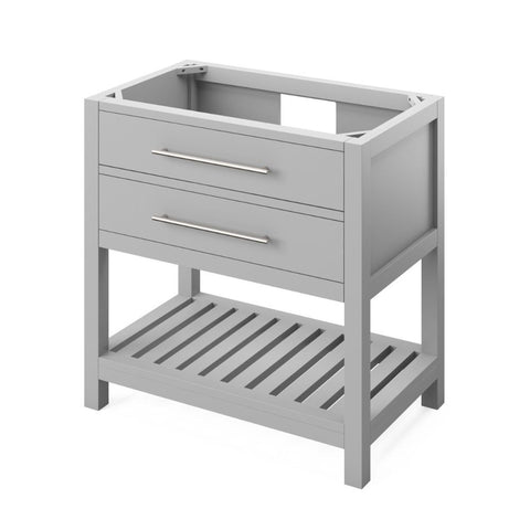 Image of Choice of tops ensures unique look Full-extension concealed soft-close undermount slides Tipout storage with custom-sized hardwood tray plus open slatted bottom shelf for optimal storage Bar pulls included