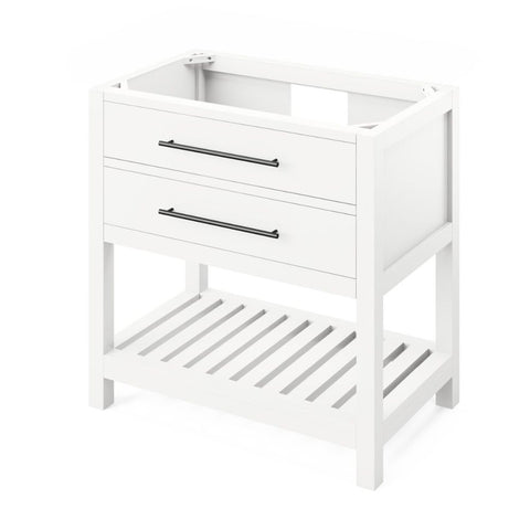 Image of Choice of tops ensures unique look Full-extension concealed soft-close undermount slides Tipout storage with custom-sized hardwood tray plus open slatted bottom shelf for optimal storage Bar pulls included