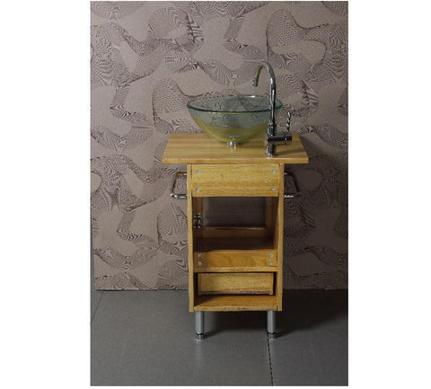 Image of 23.5" SINK CHEST - SOLID WOOD - NO FAUCET WA2152