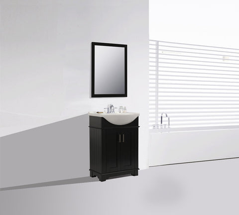 Image of 24" ESPRESSO SINK VANITY, NO FAUCET WLF6042-E