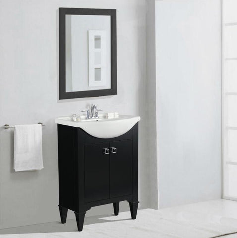 Image of 24" ESPRESSO SINK VANITY, NO FAUCET WLF6045-E