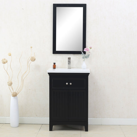 Image of 24" ESPRESSO SINK VANITY, NO FAUCET WLF7016-E