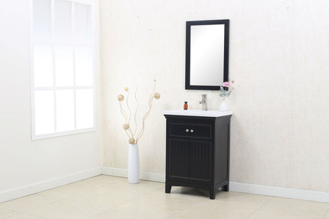 Image of 24" ESPRESSO SINK VANITY, NO FAUCET WLF7016-E