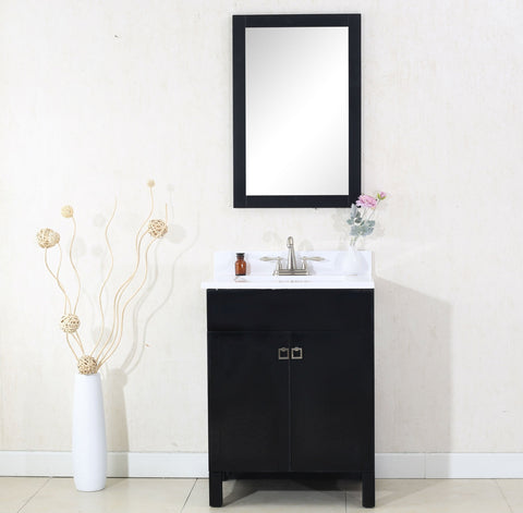 Image of 24" ESPRESSO SINK VANITY, NO FAUCET WLF7020-E