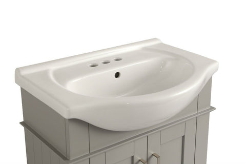 Image of 24" GRAY SINK VANITY, NO FAUCET WLF6042-G