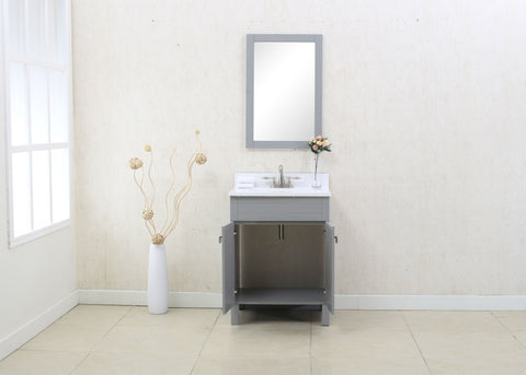 Image of 24" GRAY SINK VANITY, NO FAUCET WLF7020-G
