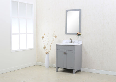 Image of 24" GRAY SINK VANITY, NO FAUCET WLF7020-G
