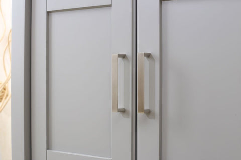 Image of 24" GRAY SINK VANITY WITH MIRROR, UPC FAUCET AND BASKET WLF6021-G