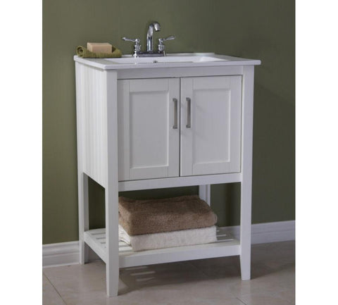 Image of 24" SINK VANITY WITHOUT FAUCET WLF6020-W