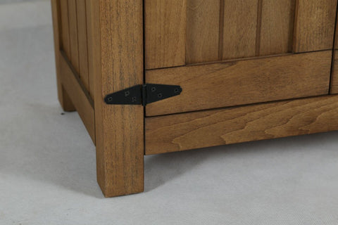 Image of 24" WEATHERED BROWN SINK VANITY, NO FAUCET WLF6043