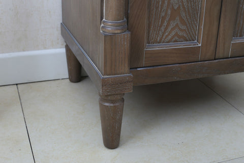 Image of 24" WEATHERED GRAY SINK VANITY, NO FAUCET WLF7021-24