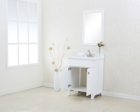 Image of 24" WHITE SINK VANITY, NO FAUCET WLF7020-W