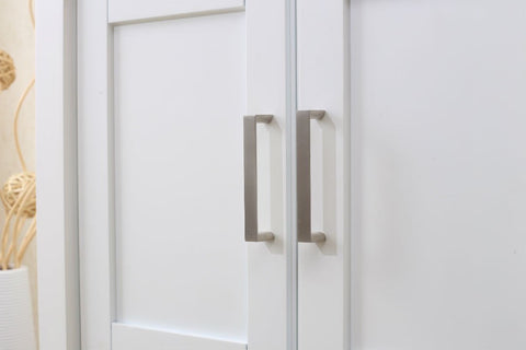 Image of 24" WHITE SINK VANITY WITH MIRROR, UPC FAUCET AND BASKET WLF6021-W