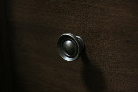 Image of 36" ANTIQUE COFFEE SINK VANITY WITH CARRARA WHITE TOP AND MATCHING BACKSPLASH WITHOUT FAUCET WLF6036-36"