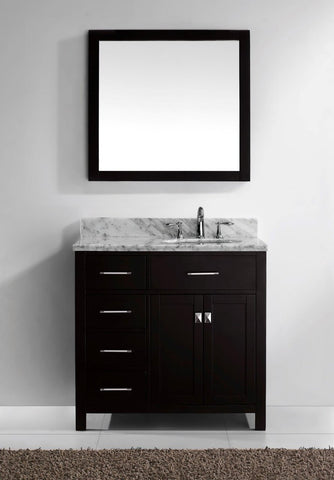 Image of 36" Single Bathroom Vanity MS-2136L-WMRO-CG
