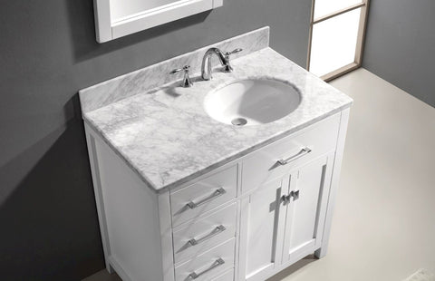 Image of 36" Single Bathroom Vanity MS-2136L-WMRO-CG