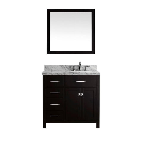 Image of 36" Single Bathroom Vanity MS-2136L-WMRO-CG