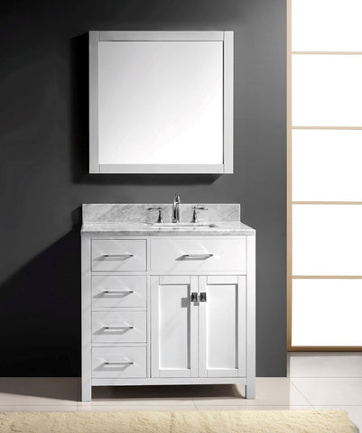Image of 36" Single Bathroom Vanity MS-2136L-WMRO-CG