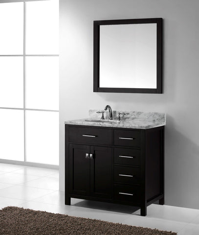 Image of 36" Single Bathroom Vanity MS-2136R-WMRO-CG