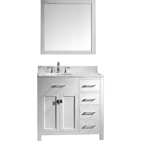 Image of 36" Single Bathroom Vanity MS-2136R-WMRO-CG