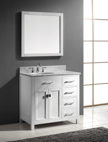 Image of 36" Single Bathroom Vanity MS-2136R-WMRO-CG