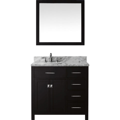 Image of 36" Single Bathroom Vanity MS-2136R-WMRO-CG