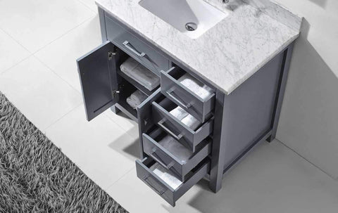 Image of 36" Single Bathroom Vanity MS-2136R-WMRO-CG