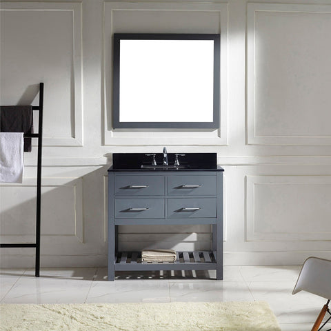 Image of 36" Single Bathroom Vanity MS-2236-BGRO-ES