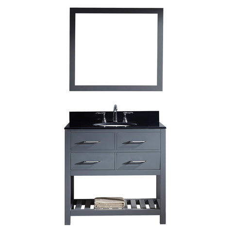 Image of 36" Single Bathroom Vanity MS-2236-BGRO-GR
