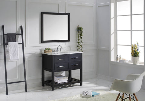 Image of 36" Single Bathroom Vanity MS-2236-WMRO-ES