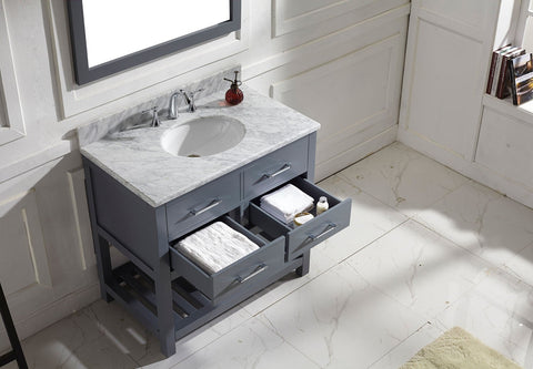 Image of 36" Single Bathroom Vanity MS-2236-WMRO-ES