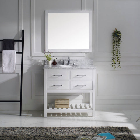 Image of 36" Single Bathroom Vanity MS-2236-WMRO-ES