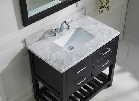 Image of 36" Single Bathroom Vanity MS-2236-WMRO-ES