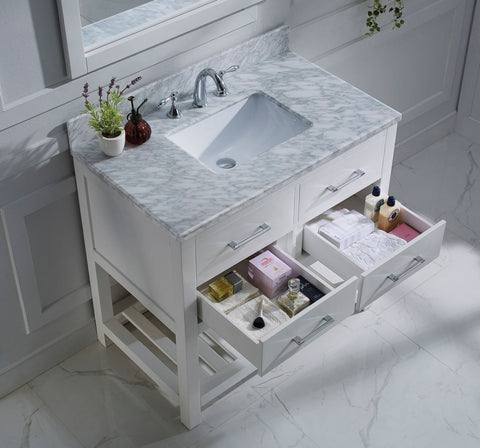Image of 36" Single Bathroom Vanity MS-2236-WMRO-ES